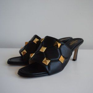 Valentino Garavani Roman Stud Leather Mules